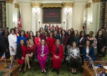 Womens Caucus Group Photo in session