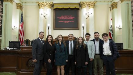 Asm. Avila-Farias and family photo in session
