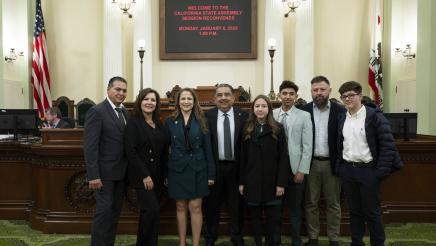 Asm. Avila-Farias and family photo in session