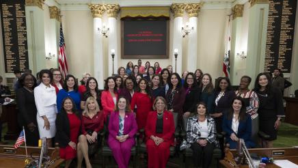 Womens Caucus Group Photo in session