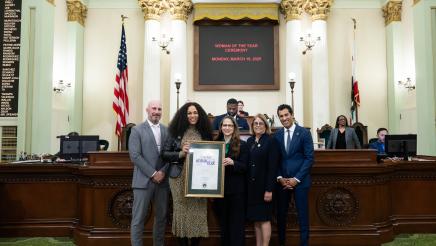 Asm Ávila-Farías and Woman of the Year: Gigi Crowder of the National Alliance on Mental Illness’s Contra Costa chapter (NAMI Contra Costa))