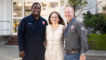 Asm. Farias with staff Phillips 66 Refinery Tour