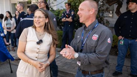 Asm. Farias with staff Phillips 66 Refinery Tour