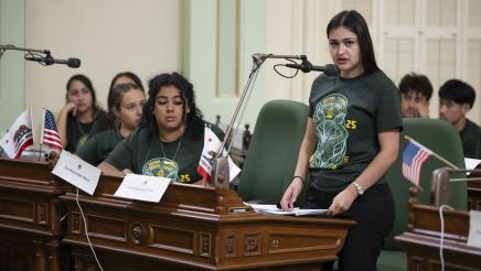 Photo of debates in CLYLP Mock Session