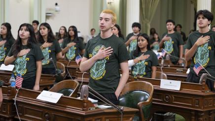 Pledge of Allegiance CLYLP Mock Session