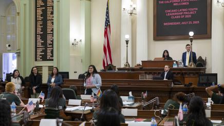 Guest speaker Victoria Garduno CLYLP Mock Session