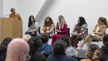 Asm. Avila Farias Immigration Town Hall Panelist speaking