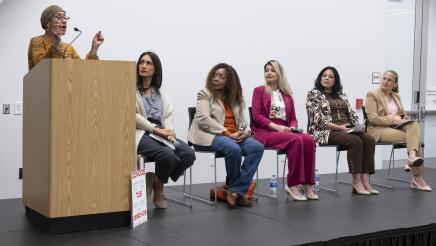 Asm. Avila Farias Immigration Town Hall Panelist speaking