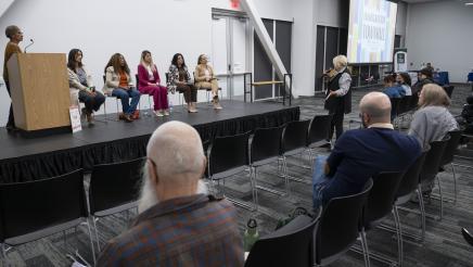 Asm. Avila Farias Immigration Town Hall Panelist speaking